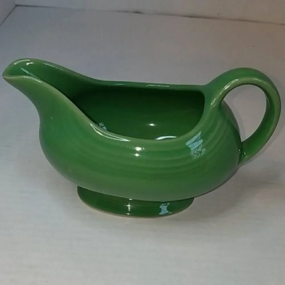Fiestaware Fiesta Gravy Sauce Boat Dish Meadow Green CONTAINER 18.5 OZ CERAMIC